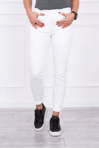 Colorful jeans 2628P / – White цвет / color | Lexline Fashion