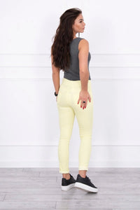 Colorful jeans 2628P / – Yellow цвет / color | Lexline Fashion