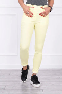 Colorful jeans 2628P / – Yellow цвет / color | Lexline Fashion