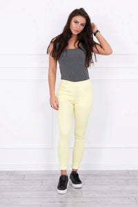 Colorful jeans 2628P / – Yellow цвет / color | Lexline Fashion