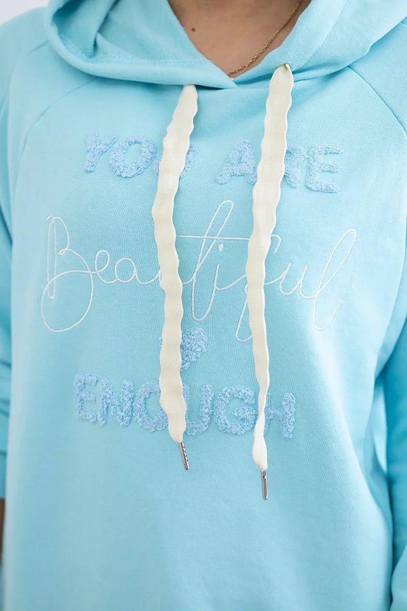 Cotton hoodie R9102 / – Mint цвет / color | Lexline Fashion