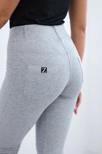 Cotton pants with zirconia on the back pockets 1120 / – Gray цвет / color | Lexline Fashion