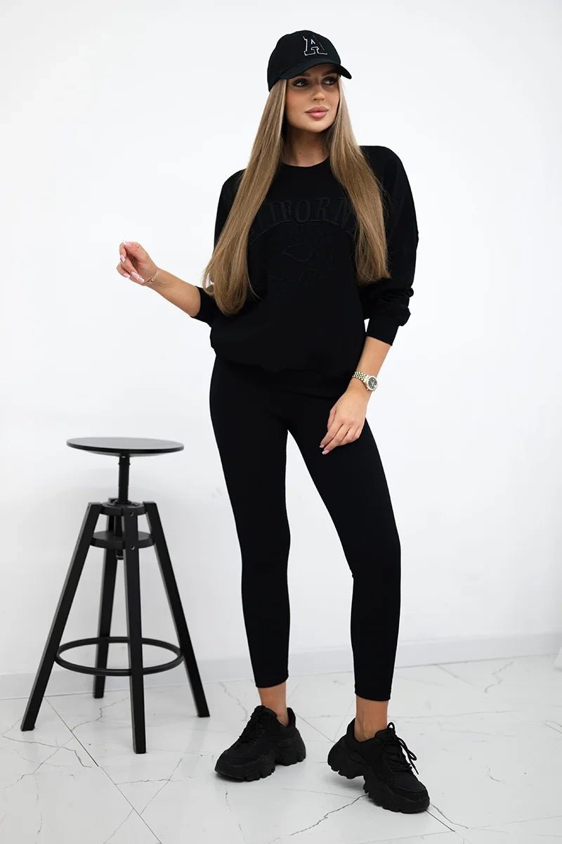 Cotton set California 9451 / – Black цвет / color | Lexline Fashion