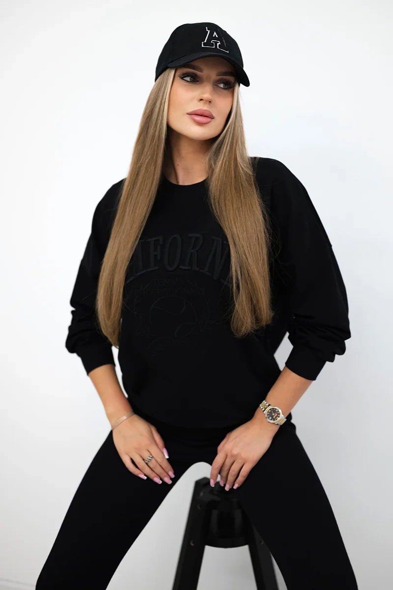 Cotton set California 9451 / – Black цвет / color | Lexline Fashion