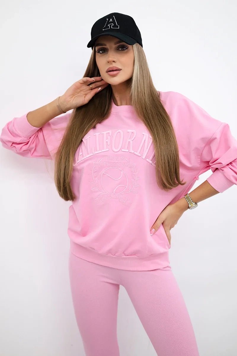 Cotton set California 9451 / – Pink || Light цвет / color | Lexline Fashion