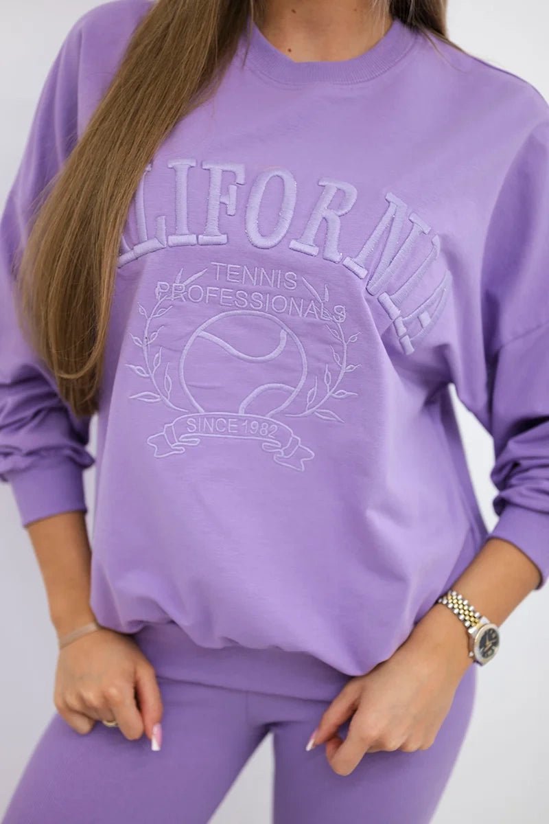 Cotton set California 9451 / – Purple цвет / color | Lexline Fashion
