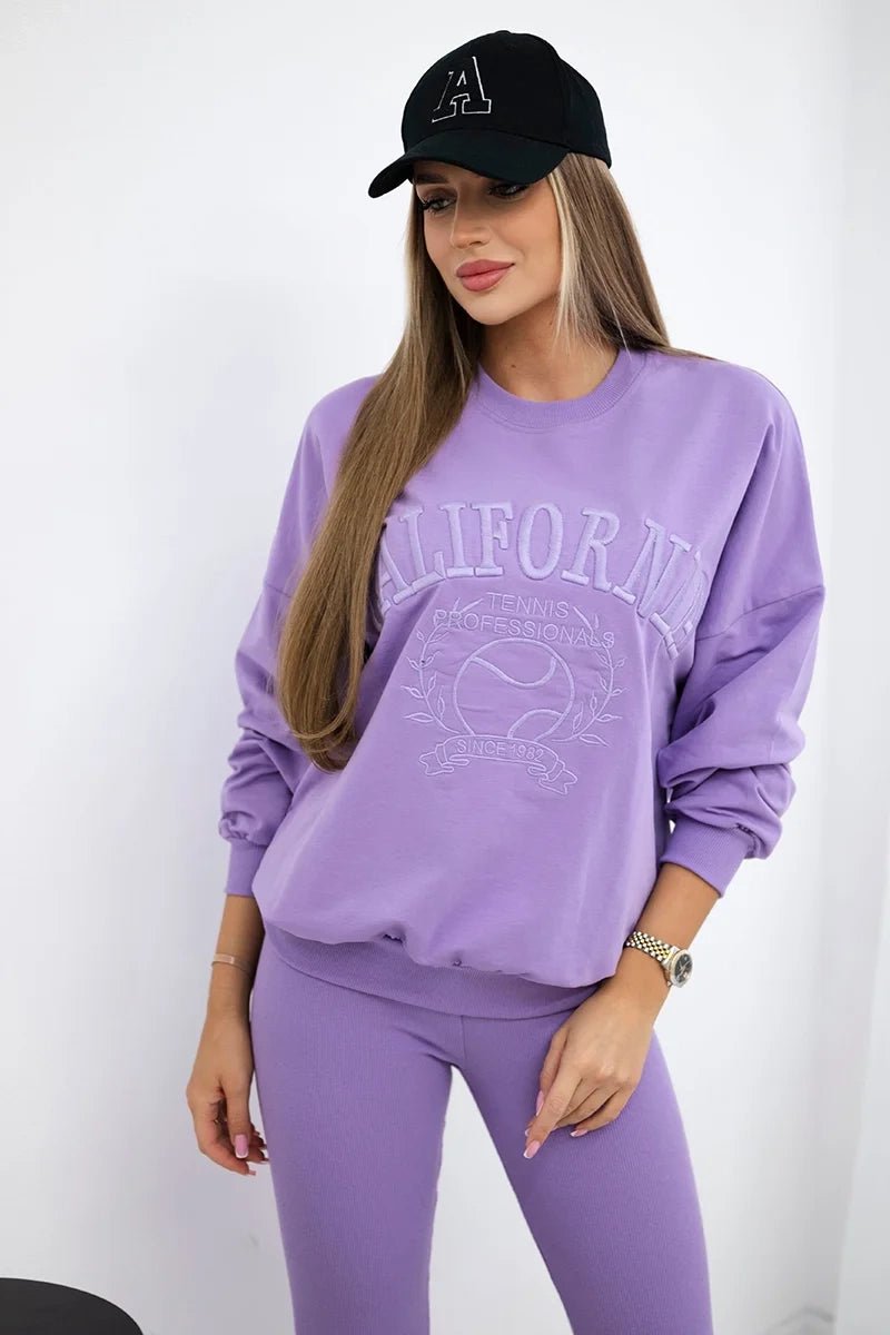 Cotton set California 9451 / – Purple цвет / color | Lexline Fashion