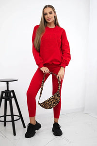 Cotton set California 9451 / – Red цвет / color | Lexline Fashion