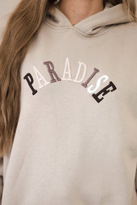 Cotton set with embroidered inscription Paradise 9600 / – Light || Beige цвет / color | Lexline Fashion