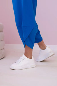 Cotton sweatshirt and pants 6171G / – Blue cornflower цвет / color | Lexline Fashion