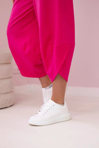 Cotton sweatshirt and pants 6171G / – Fuchsia цвет / color | Lexline Fashion