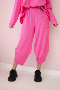 Cotton sweatshirt and pants 6171G / – Light | Pink цвет / color | Lexline Fashion
