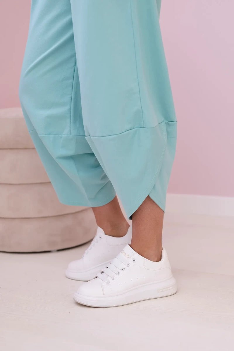 Cotton sweatshirt and pants 6171G / – Mint || Light цвет / color | Lexline Fashion