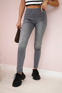 Denim pants 2222P / – Graphite цвет / color | Lexline Fashion