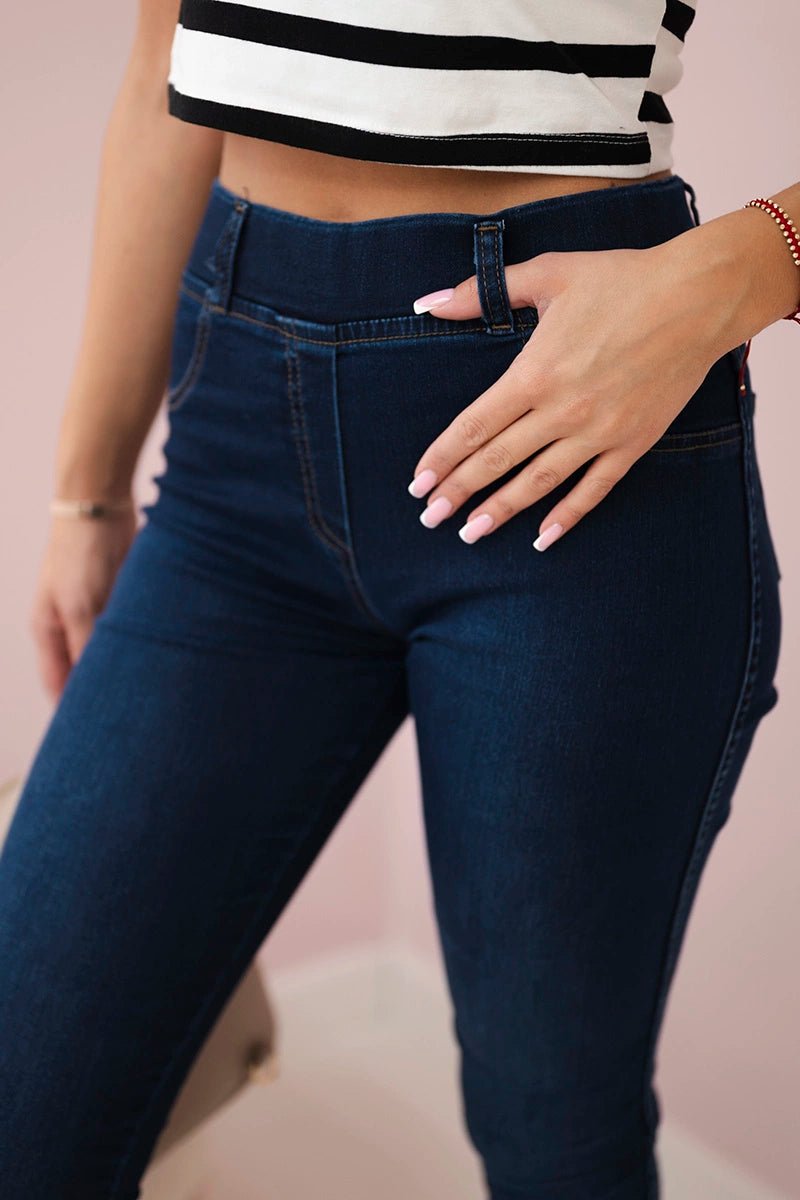 Denim pants 2222P / – Jeans || Dark цвет / color | Lexline Fashion