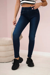 Denim pants 2222P / – Jeans || Dark цвет / color | Lexline Fashion
