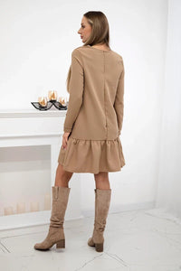 Dress 66188 / – Camel цвет / color | Lexline Fashion