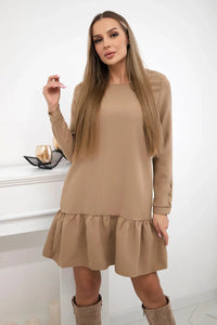 Dress 66188 / – Camel цвет / color | Lexline Fashion