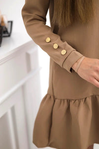 Dress 66188 / – Camel цвет / color | Lexline Fashion