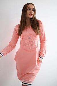 Dress Brooklyn 62095 / – Apricot цвет / color | Lexline Fashion