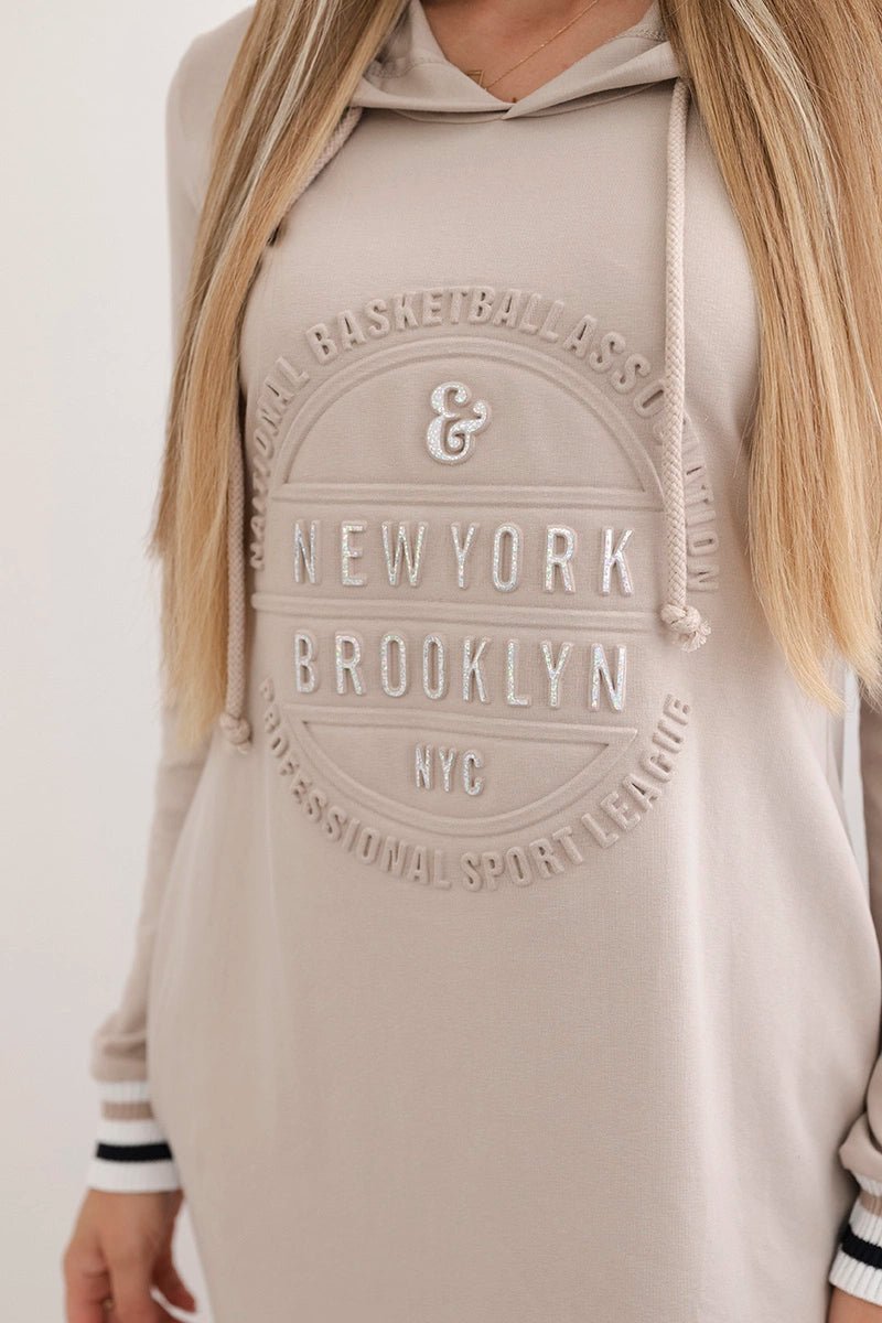 Dress Brooklyn 62095 / – Beige цвет / color | Lexline Fashion