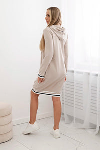 Dress Brooklyn 62095 / – Beige цвет / color | Lexline Fashion