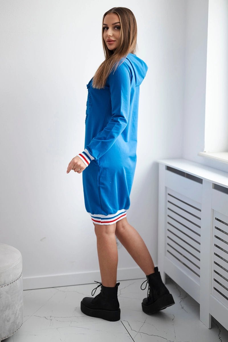 Dress Brooklyn 62095 / – Blue cornflower цвет / color | Lexline Fashion