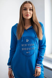 Dress Brooklyn 62095 / – Blue cornflower цвет / color | Lexline Fashion