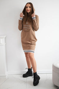 Dress Brooklyn 62095 / – Camel цвет / color | Lexline Fashion