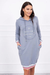 Dress Brooklyn 62095 / – Graphite цвет / color | Lexline Fashion