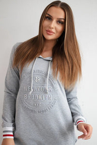 Dress Brooklyn 62095 / – Gray цвет / color | Lexline Fashion
