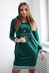 Dress Brooklyn 62095 / – Green || Dark цвет / color | Lexline Fashion