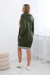 Dress Brooklyn 62095 / – Khaki цвет / color | Lexline Fashion