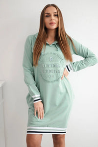 Dress Brooklyn 62095 / – Mint || Dark цвет / color | Lexline Fashion