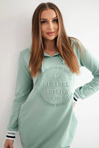 Dress Brooklyn 62095 / – Mint || Dark цвет / color | Lexline Fashion
