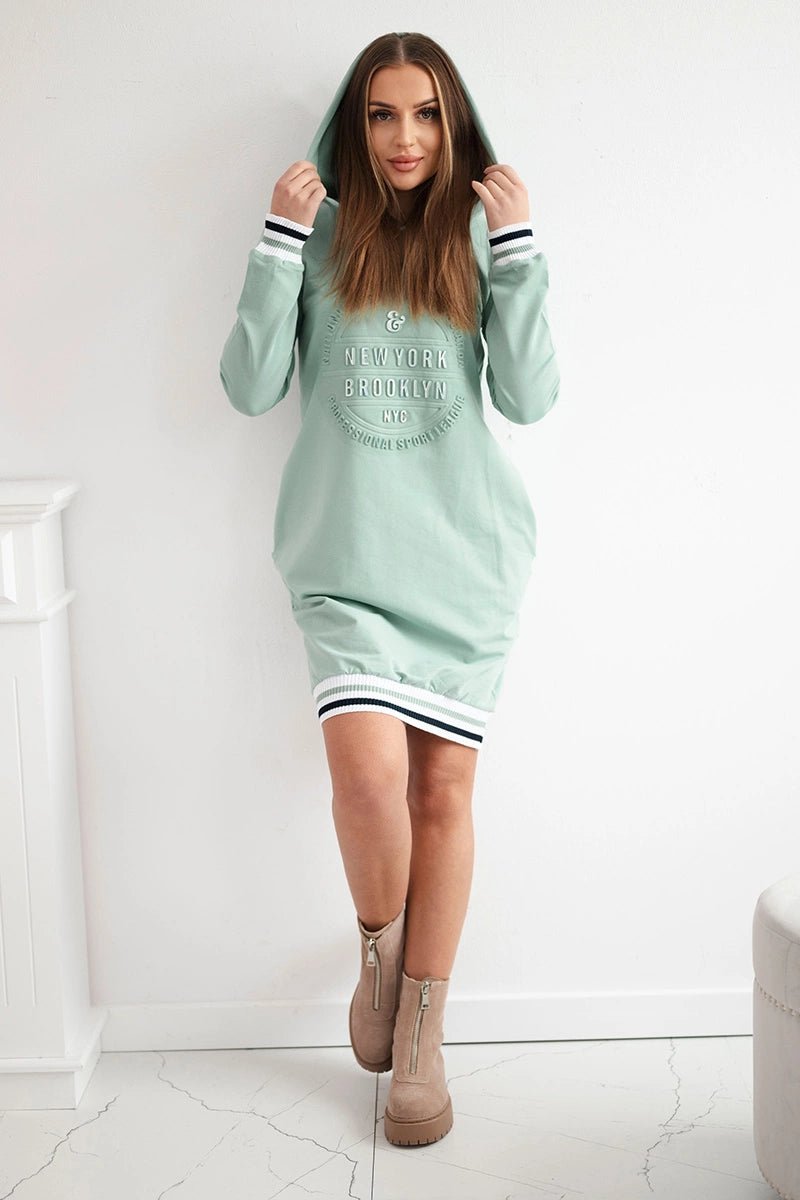 Dress Brooklyn 62095 / – Mint || Dark цвет / color | Lexline Fashion