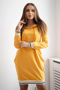 Dress Brooklyn 62095 / – Mustard цвет / color | Lexline Fashion