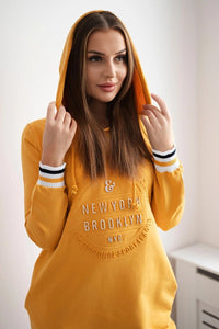 Dress Brooklyn 62095 / – Mustard цвет / color | Lexline Fashion
