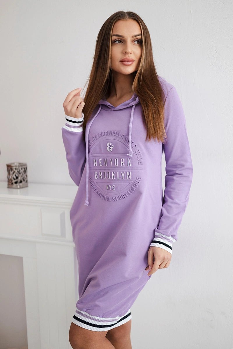 Dress Brooklyn 62095 / – Purple цвет / color | Lexline Fashion