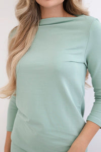 Dress Classical 8825 / – Mint || Dark цвет / color | Lexline Fashion