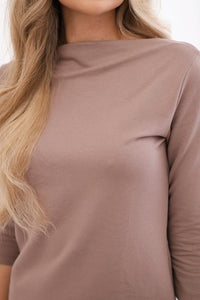 Dress Classical 8825 / – Mocca цвет / color | Lexline Fashion