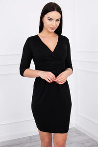 Dress with a cut - out at the bust 8317 / – Black цвет / color | Lexline Fashion
