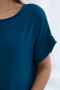 Dress with pockets 5954D / – Marine цвет / color | Lexline Fashion