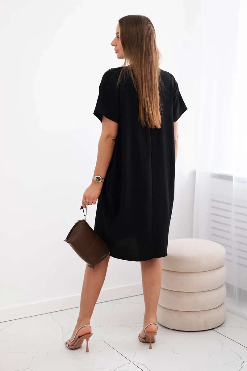 Dress with pockets and pendant IT - 34 / – Black цвет / color | Lexline Fashion