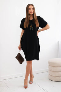 Dress with pockets and pendant IT - 34 / – Black цвет / color | Lexline Fashion