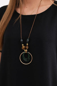 Dress with pockets and pendant IT - 34 / – Black цвет / color | Lexline Fashion