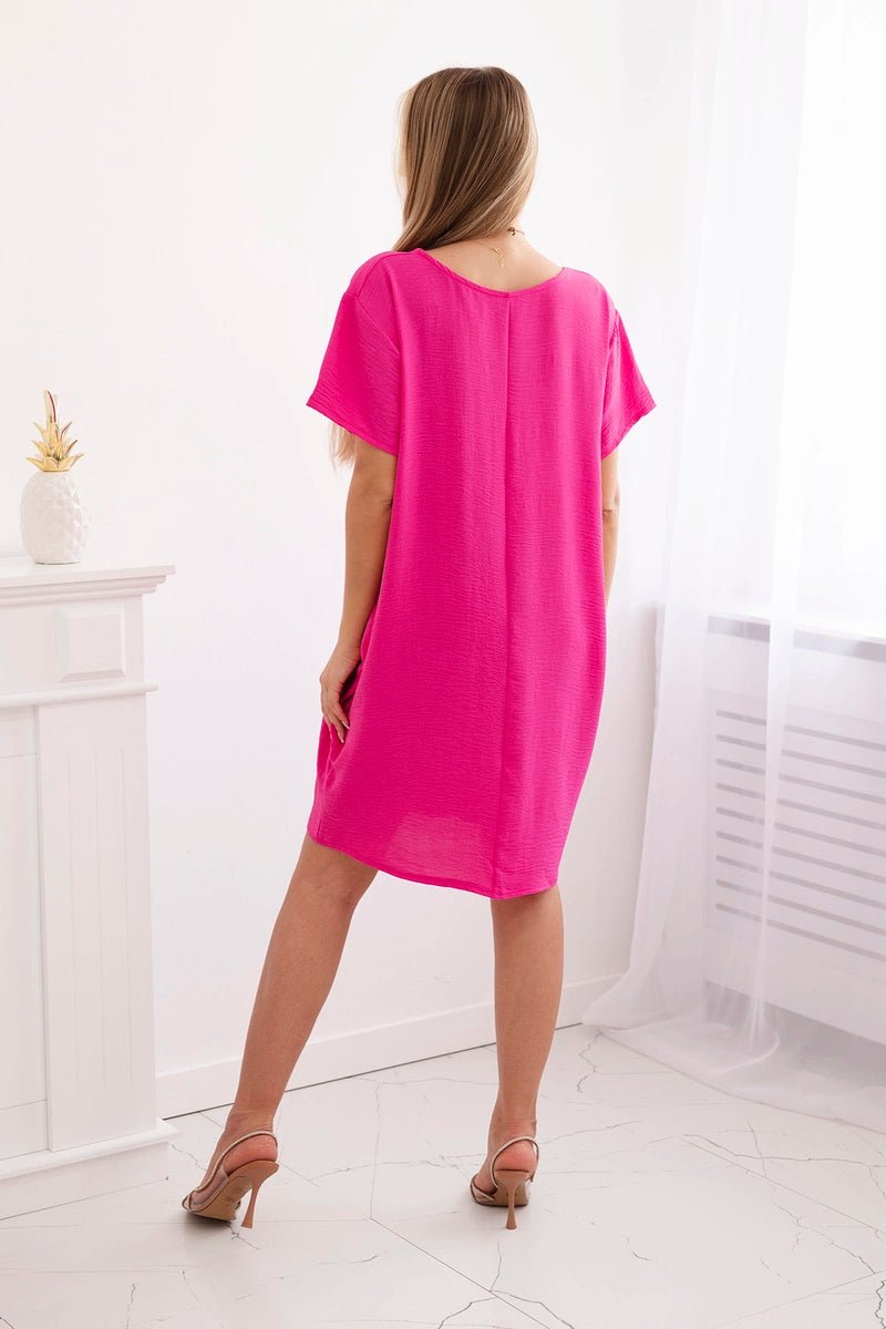 Dress with pockets and pendant IT - 34 / – Pink цвет / color | Lexline Fashion