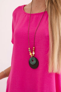 Dress with pockets and pendant IT - 34 / – Pink цвет / color | Lexline Fashion