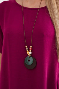 Dress with pockets and pendant IT - 34 / – Plum цвет / color | Lexline Fashion