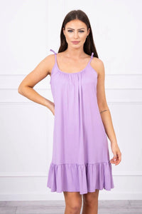 Dress with thin straps 9080 / – Purple цвет / color | Lexline Fashion